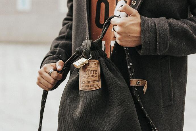 The Theft-Proof Drawstring Backpack by LOCTOTE INDUSTRIAL BAG CO. » FAQ —  Kickstarter