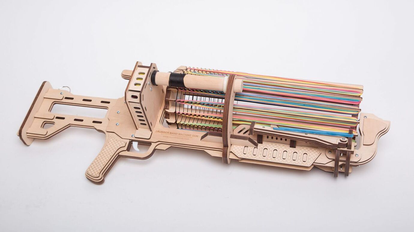 Rubber Band Machine Gun Research Product Notes