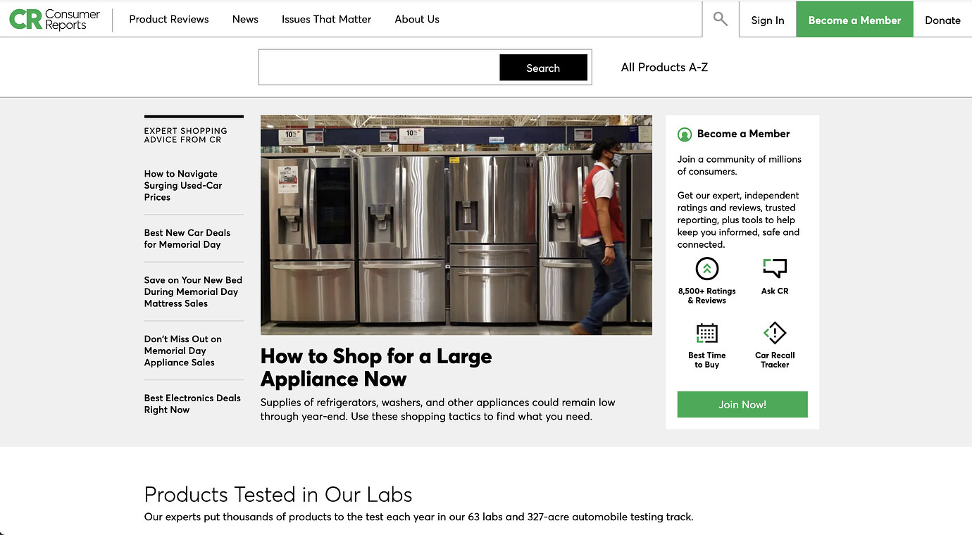 Comparing The Wirecutter vs Consumer Reports Reviews Product Notes