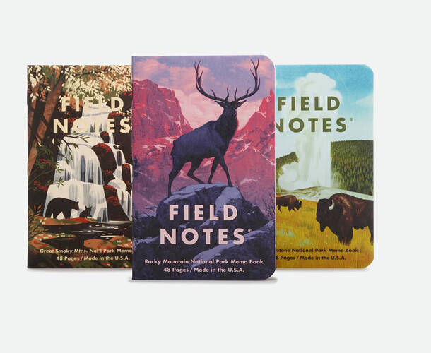 National-Park-Themed-Field Notes