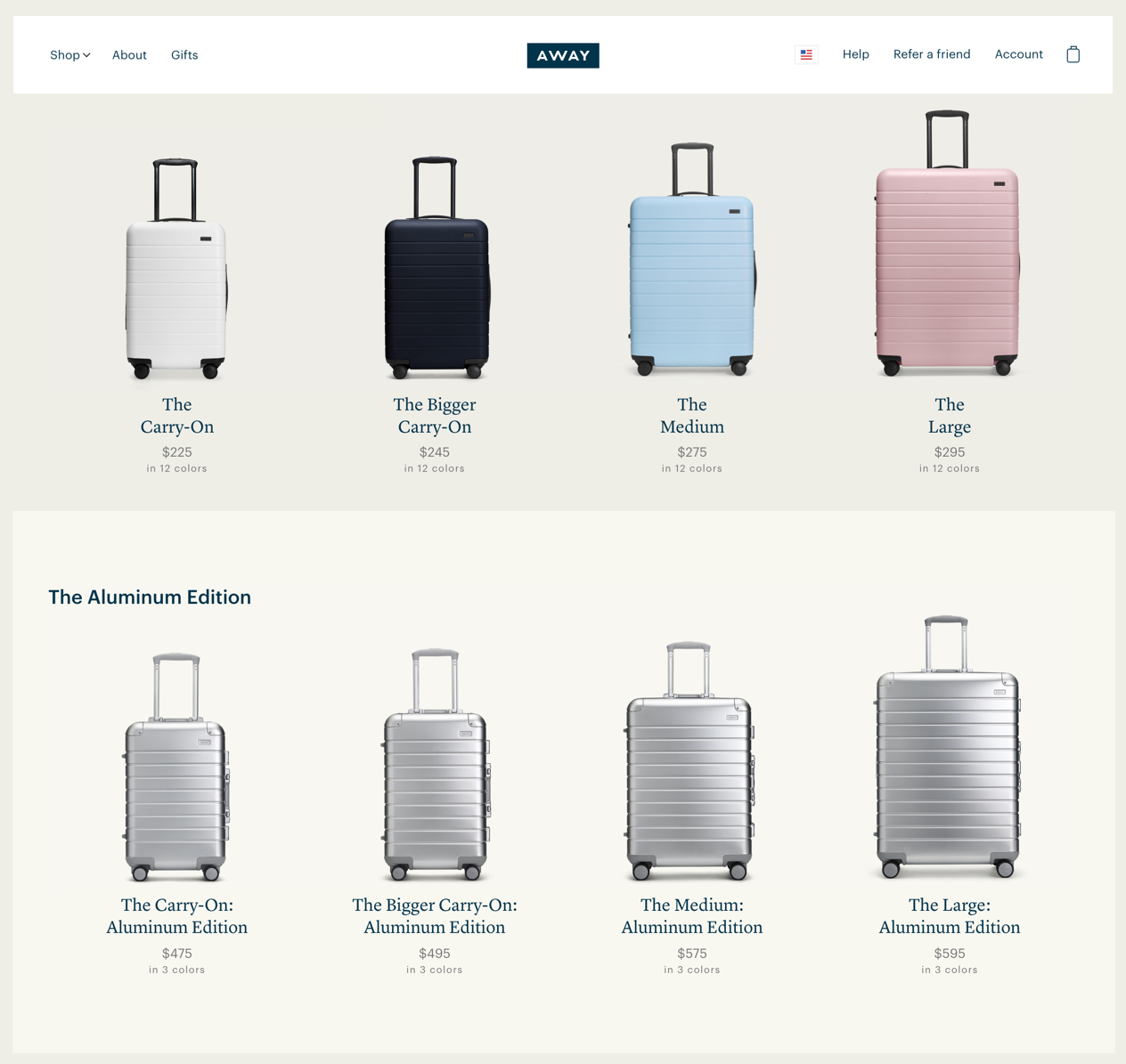 20 Off Away Luggage with Promo Code Deals Product Notes
